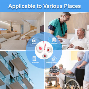 Sistema de <span class=keywords><strong>Llamada</strong></span> Inalámbrico <span class=keywords><strong>para</strong></span> Enfermeras, Sistema de Alerta Médica <span class=keywords><strong>para</strong></span> Personas Mayores - Transmisor de Muñeca SOS Impermeable - Product Image 3