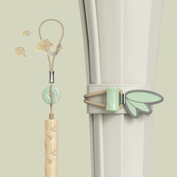 Parapluie droit semi-automatique à 8 baleines avec cadre en fibre de verre résistant au vent, poignée personnalisable pour logo d'entreprise, vente en gros, direct usine