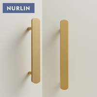 Poignée de porte de tiroir d'armoire à longueur étendue en laiton Nurlin 4-25 pouces 500mm barre de traction