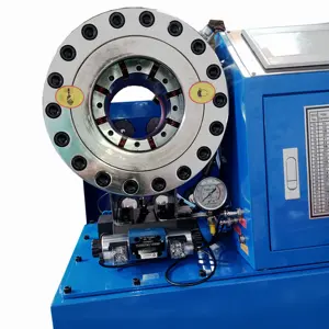 1 4 up to3 Crimping Machine Blue Rubber Pipe Crimping Machine Hose Pressing Machine DX76