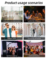 Kiosque Photobooth Portable à Rotation 360 Degrés avec Vidéo en Ralenti de Haute Qualité Garantie de 2 Ans