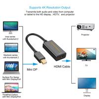 CableCreation 4K Mini DP1.2 macho a HDMI hembra Mini adaptador DP