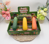 Jouet anti-stress créatif en caoutchouc souple à rebond lent, en forme de légume croustillant, pour la relaxation et la décompression
