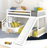 Sofá Cama Plegable Verde Pequeño para Dos Niños con Escritorio y Estructura Tipo Loft para Adultos, Precio de Fábrica, Construcción de Madera Contrachapada para Uso en Dormitorio