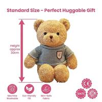 Boneka Beruang Teddy Keriting Lembut 30cm Mainan Hewan Isi Lembut Siap Kirim Hadiah Valentine Pabrik OEM MOQ Rendah CE