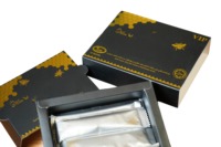 Nouveautés en gros, boîtes en carton ondulé de luxe ETU Max Honey pour miel de ginseng VIP, boîtes avec revêtement UV et gaufrage