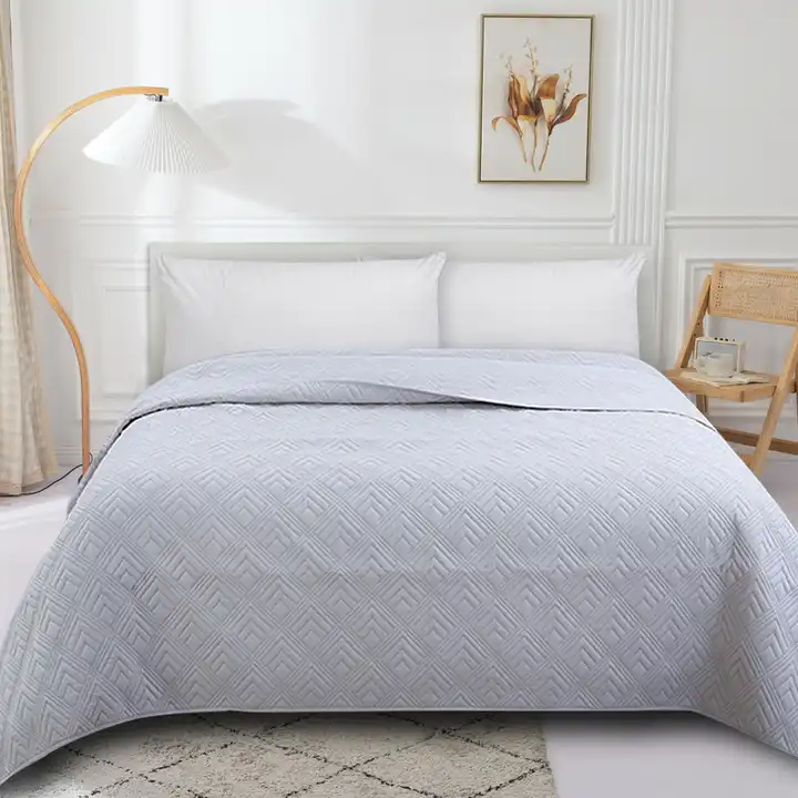 Colcha De Cama Bedding Quilt Set Full Queen Size Navy Blue For All Season  Bedspread Coverlet Set Cubrecamas - Buy Colchas Para Hotel Home Textile