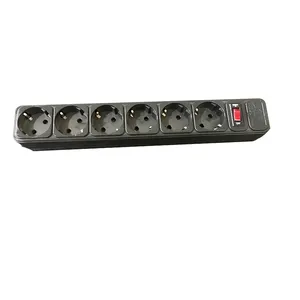 Best Seller 16A Electrical Socket Multi Outlet European Standard Power Socket Power Strip with Switches