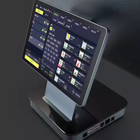 15.6 pouces double écran Android 13 64GB RAM 10 points écran tactile capacitif caisse enregistreuse meilleur tout un système de point de vente restaurant