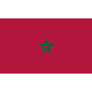 Drapeau du Maroc en tissu 100% polyester, fanion imperméable et écologique, 90x150cm - Product Image 2