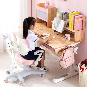 Achetez une Table d'écriture intelligente ergonomique à hauteur réglable pour étudiant, un <span class=keywords><strong>bureau</strong></span> et une chaise d'étude multifonctionnels pour enfants - Product Image 1