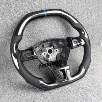 Volant sport en cuir et fibre de carbone, modification pour Volkswagen CC Magotan Tiguan Passat Camry