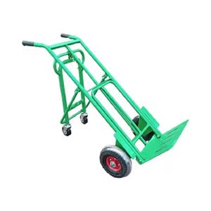 फोल्डेबल स्टील हैंड ट्रक 3in1 मल्टी फंक्शन 3 स्थिति परिवर्तनीय उद्यान उद्योग मंच ट्रॉली - Product Image 3