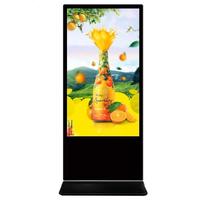 43 55 65 pulgadas Pantalla de publicidad LCD interior de pie señalización digital pantalla de publicidad tótem de señalización digital