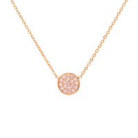 Collier en acier inoxydable 8 mm plaqué or 14 carats avec zircon coloré, pierre de naissance, disque en acier titane, 12 mois, zircon, plaqué, mariages, fêtes