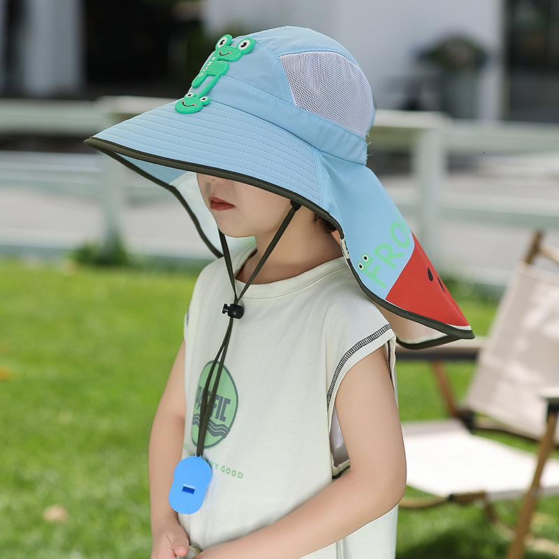 Light blue f shawl hat