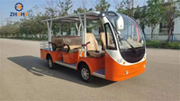 Bus électrique à double étage à prix d'usine, mini-bus touristique à toit ouvert pour parcs d'attractions et visites de ville