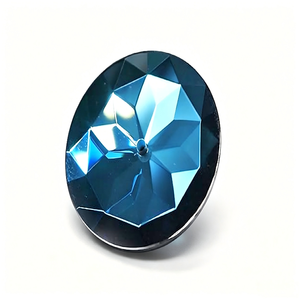 แหวนคริสตัลแก้วใสสีแซฟไฟร์ ดีไซน์เครื่องประดับจี้ห้อยคอ - Product Image 4