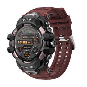 นาฬิกาสมาร์ทวอทช์ GPS สำหรับผู้ชาย หน้าจอ HD 1.43 นิ้ว พร้อม GPS ในตัว เครื่องวัดความสูง บารอมิเตอร์ เข็มทิศ รองรับเสียง AI ใช้งานร่วมกับ Android และ <span class=keywords><strong>iPhone</strong></span> - Product Image 6