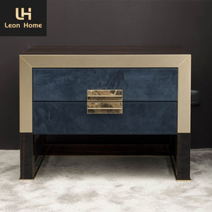 Pequeño estilo francés 1 cajón mediados de siglo moderno <span class=keywords><strong>barato</strong></span> blanco de madera mesita de noche muebles de dormitorio mesita de noche - Product Image 2