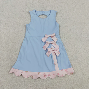 Vestido Deportivo de Yoga para Niñas, Pantalones Cortos de Yoga con Lazos para Bebés y Niñas, Vestido hasta la Rodilla - Product Image 6