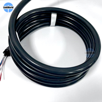 Bande LED néon flexible OEM 360 RGB SPI Pixel 12V 24V, lumière de corde flexible 22mm 25mm 30mm, noir blanc, DMX, silicone