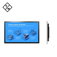Moniteur à cadre ouvert à écran tactile IPS Full HD à montage mural de 27 pouces Nouveau stock