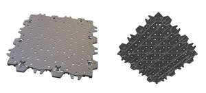 กระเบื้องฐานครอบคลุมกระเบื้องสนามเด็กเล่นฐานสนามหญ้าเทียม - Product Image 2