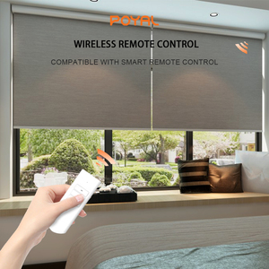 Cortinas enrollables eléctricas con control WiFi, cortina Digital inteligente para dormitorio, sala de estar, balcón, cable Vertical para exteriores para hoteles - Product Image 3