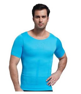 Chemise de compression amincissante <span class=keywords><strong>pour</strong></span> homme en nylon 140D, gaine sculptante sans couture <span class=keywords><strong>pour</strong></span> <span class=keywords><strong>le</strong></span> contrô<span class=keywords><strong>le</strong></span> du <span class=keywords><strong>ventre</strong></span>, <span class=keywords><strong>le</strong></span> soutien du dos et <span class=keywords><strong>le</strong></span> modelage de la poitrine - Product Image 4