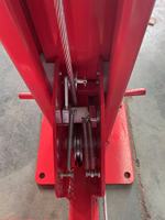Élévateur de stationnement hydraulique à quatre poteaux à double étage - Équipement de stationnement de voitures peu encombrant pour garage domestique et usage commercial