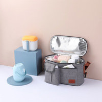 Baoma Boîte à lunch isotherme Poussette portable pour bébé Sac suspendu Rangement Sacs isothermes pour enfants pour l'extérieur