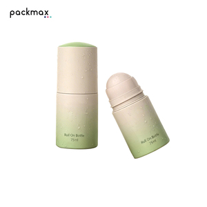 Botella de Antitranspirante y Desodorante Roll-On de PP de 75 ml de Alta Gama - Tapa Redonda Decorativa, Envase Cosmético Vacío - Product Image 1