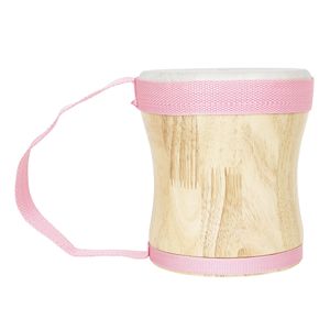 Tambor de mano Orff de percusión, de madera y piel de oveja, estilo indio, tambor de golpeteo manual, bongo para acompañamiento de banda - Product Image 2