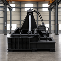 Presse à balles horizontale mobile de 125 tonnes pour le recyclage des pneus usagés, des ferraille et des copeaux de métal
