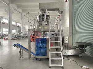 Automatische Standbeutel-Zählmaschine für Gummibärchen Zuckerwaren vorgefertigte Reißverschlussbeutel kleine harte Zuckerwaren-Verpackungsmaschine