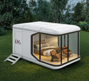 Meilleure vente Cabine portable moderne Apple Maisons capsule spatiale Maison mobile préfabriquée durable de haute qualité à bas <span class=keywords><strong>prix</strong></span> à vendre - Product Image 2