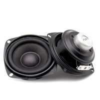 FUET 78MM Carré Audio Haut-Parleur 3 Pouces 4 Ohm Gamme Complète 15W Woofer Interne Magnétique Haute Puissance Multimédia Haut-parleurs pour Bluetooth