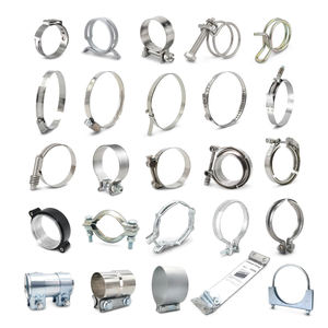 Klem pita <span class=keywords><strong>V</strong></span> sistem knalpot mobil, bagian Auto 2.5 3 4 inci Vband 304 baja tahan karat - Product Image 5