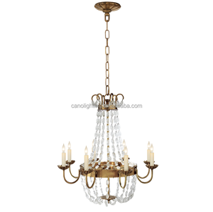 Cuentas de cristal colgante luz decorativa colgante luz entrada escaleras pasillo París Flea Market Grande candelabro - Product Image 2