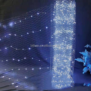 Filet lumineux <span class=keywords><strong>ciel</strong></span> étoilé, décoration de fête de mariage, lumière LED en forme d'étoile, filet lumineux pour les fêtes, Noël, mariage, événements, décorations de plafond - Product Image 6