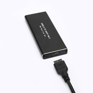 علبة قرص صلب خارجي M2 SSD من المصنع، محول USB3.0 Micro-B إلى M.<span class=keywords><strong>2</strong></span> NGFF، صندوق قرص صلب خارجي، غلاف SSD M.<span class=keywords><strong>2</strong></span> - Product Image 2