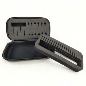 Boîte de rangement noire pour matériel de pêche, organiseur de plateau pour la pêche à la mouche avec boîte étanche pour leurres et jigs de voyage - Product Image 5