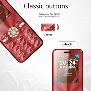Telefono OEM per Anziani 2.4" 2G GSM Dual-SIM Radio FM Batteria 1800mAh Fotocamera Type-C Innovativo <span class=keywords><strong>e</strong></span> Ultra-sottile Tasti Grandi Torcia - Product Image 1