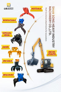 Niedrigster Preis 12-26 Tonnen Rotator Orange Peel Bucket <span class=keywords><strong>Crane</strong></span> Bagger Hydraulic Demolition Grapple <span class=keywords><strong>Grab</strong></span> - Product Image 6