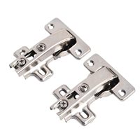 Charnières d'angle à 90 degrés Elite en acier à fermeture amortie pour armoire d'angle, placard, quincaillerie pliante dissimulée