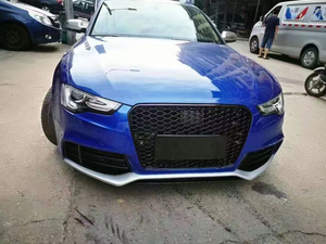 กระจังหน้าสำหรับรถ S5 B8.5 A5 Audi 12-16 ABS กระจังหน้าสไตล์ RS5รังผึ้ง2012 2013 2014 2015 2016จัดส่งจากเรา - Product Image 4