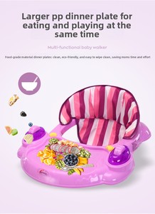 Andador para Bebé 4 en 1, Multifuncional, Plegable, con 8 Ruedas y <span class=keywords><strong>Mango</strong></span> de Empuje, Suministro de Fábrica - Product Image 4