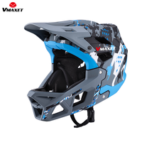 Casque de VTT intégral pour adultes, casque de descente pour hommes/femmes, casque de VTT avec visière, 19 aérations