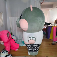 Efun quantité minimale de commande-Costume de mascotte hippopotame gonflable personnalisé 1 pièce-Costume de cosplay fantaisie pour adulte animal de dessin animé pour fête de carnaval